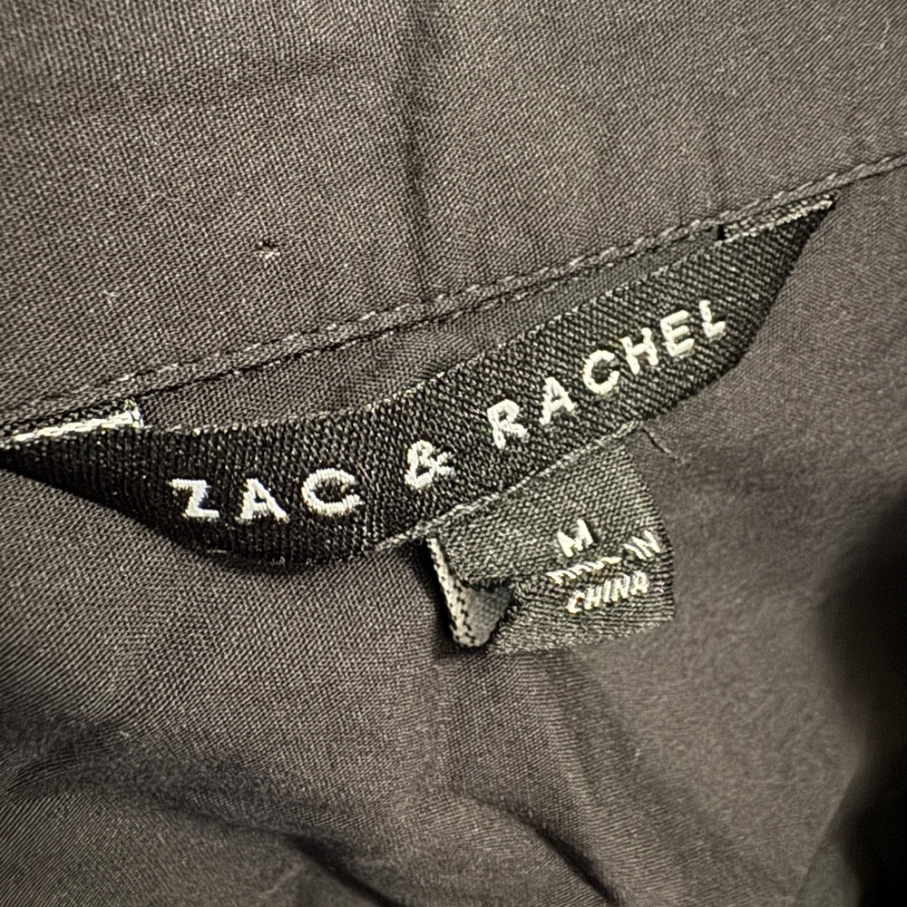 Chic Black M Shirt Cotton Elevated Basic Minimali… - image 12